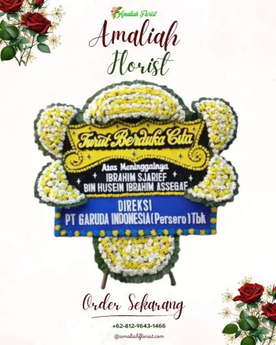 Papan Bunga Duka di Maricaya Selatan