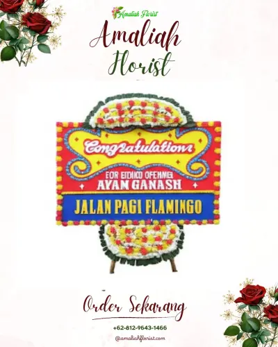 Bunga Papan Congratulation di Maricaya Selatan
